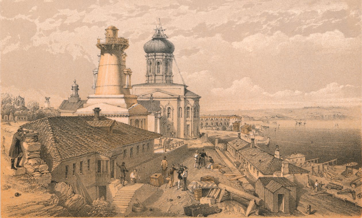 Admiralicja, Sewastopol, 1856 autorstwa William Crimea Simpson