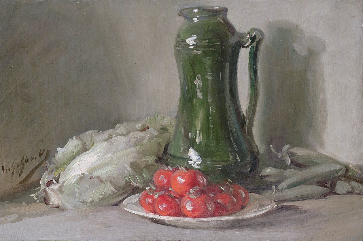 Martwa natura (olej na pokładzie) autorstwa William Somerville Shanks