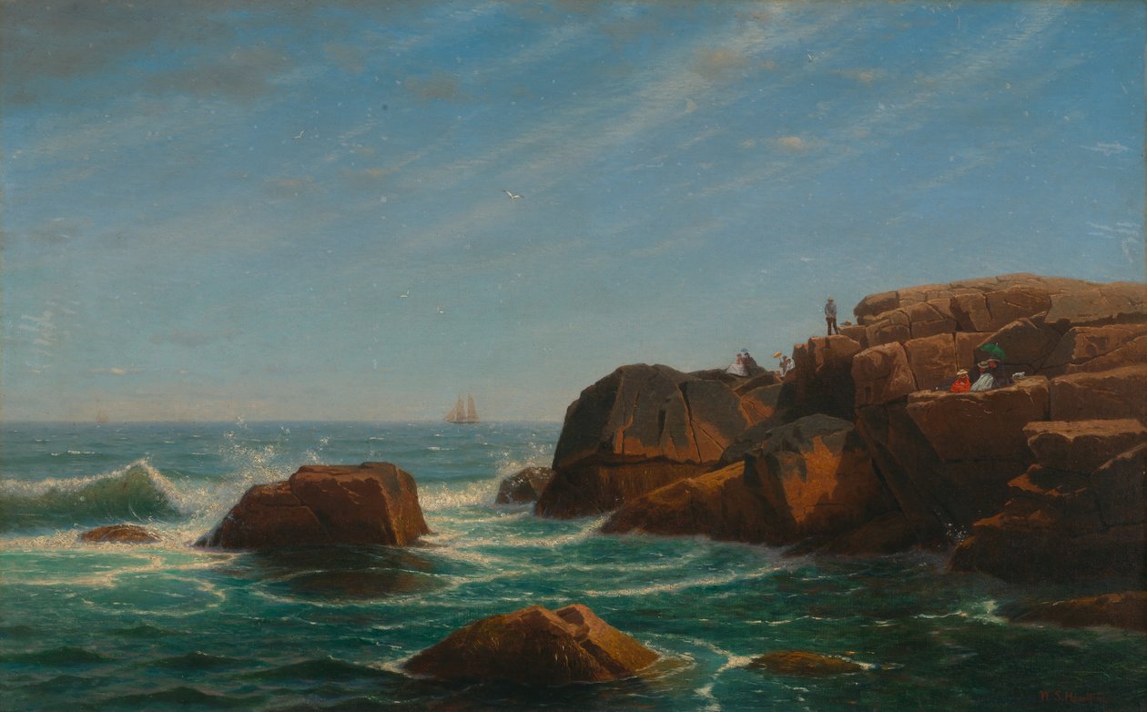 Castle Rock, Nahant autorstwa William Stanley Haseltine