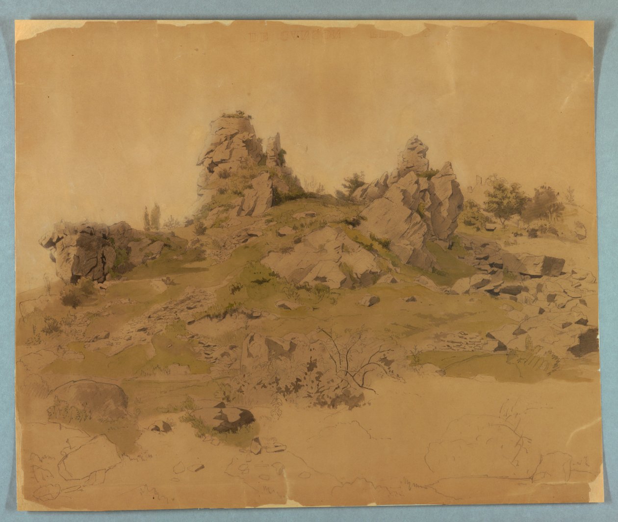 Studium krajobrazu autorstwa William Stanley Haseltine