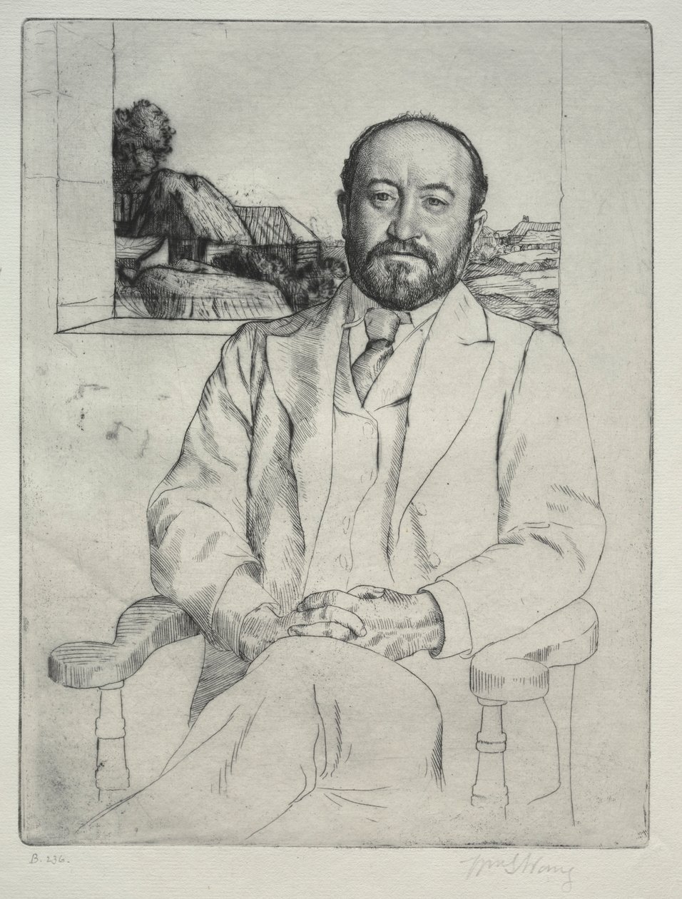 CJ Knowles, 1894. autorstwa William Strang