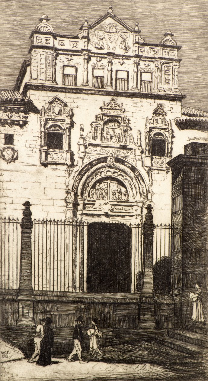 Drzwi, Santa Cruz, Toledo autorstwa William Strang