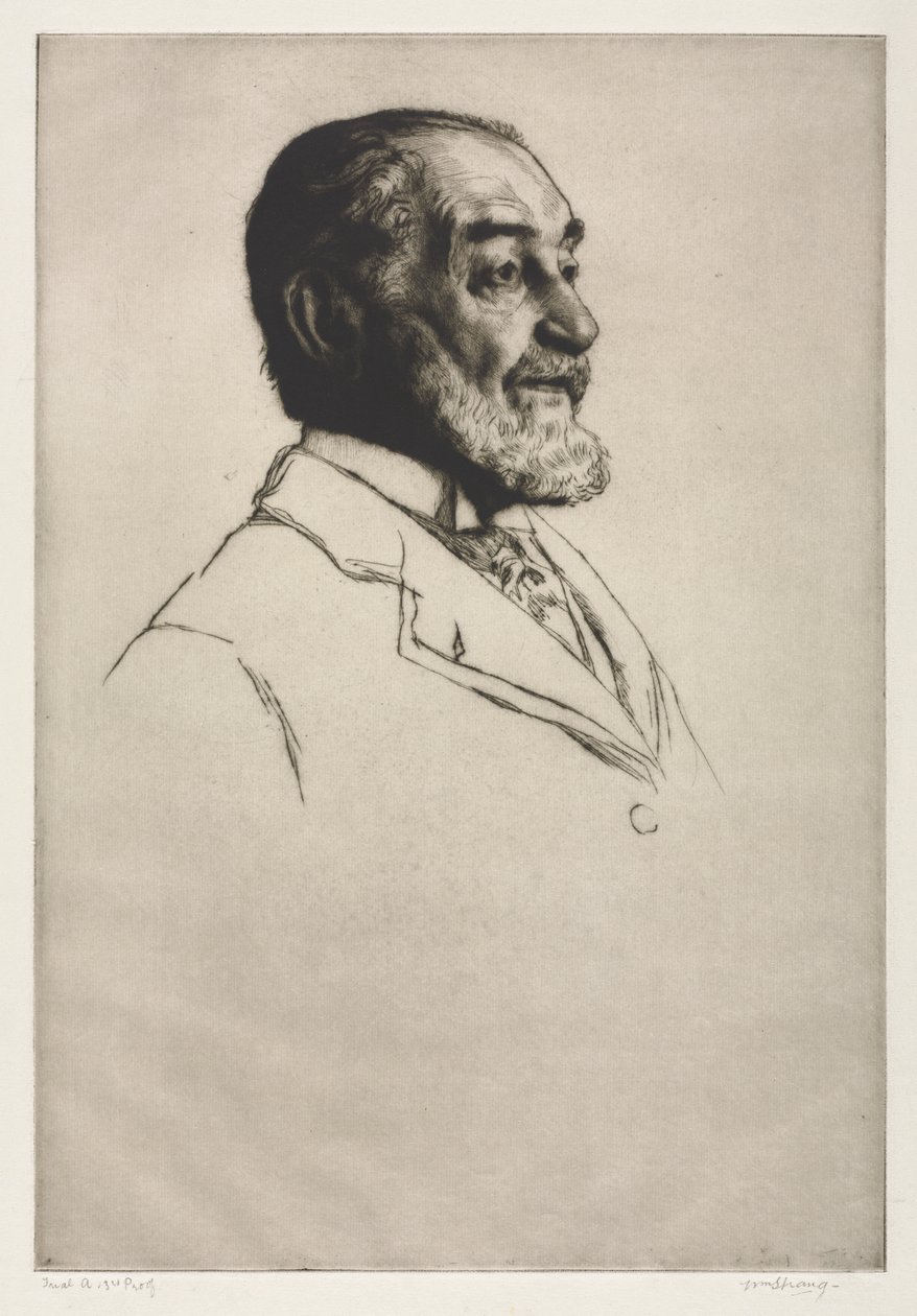 Frederick Harrison autorstwa William Strang
