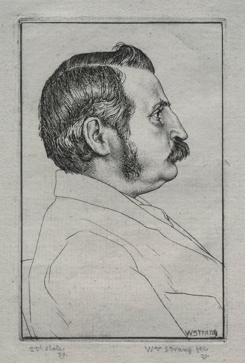 Henry Austin Dobson, nr 2, 1894. autorstwa William Strang