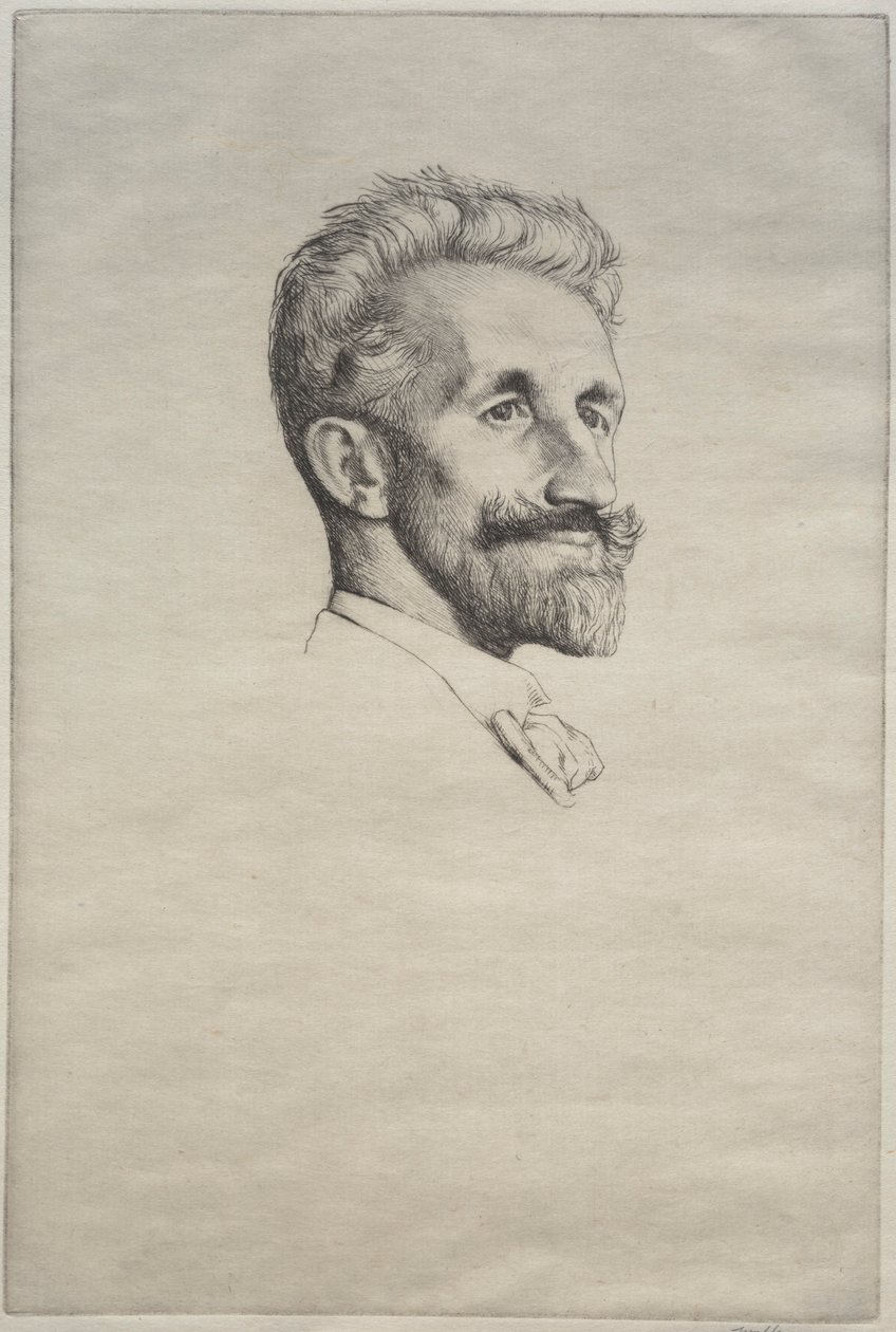 Robert Bontine Cunningham Graham, 1898. autorstwa William Strang