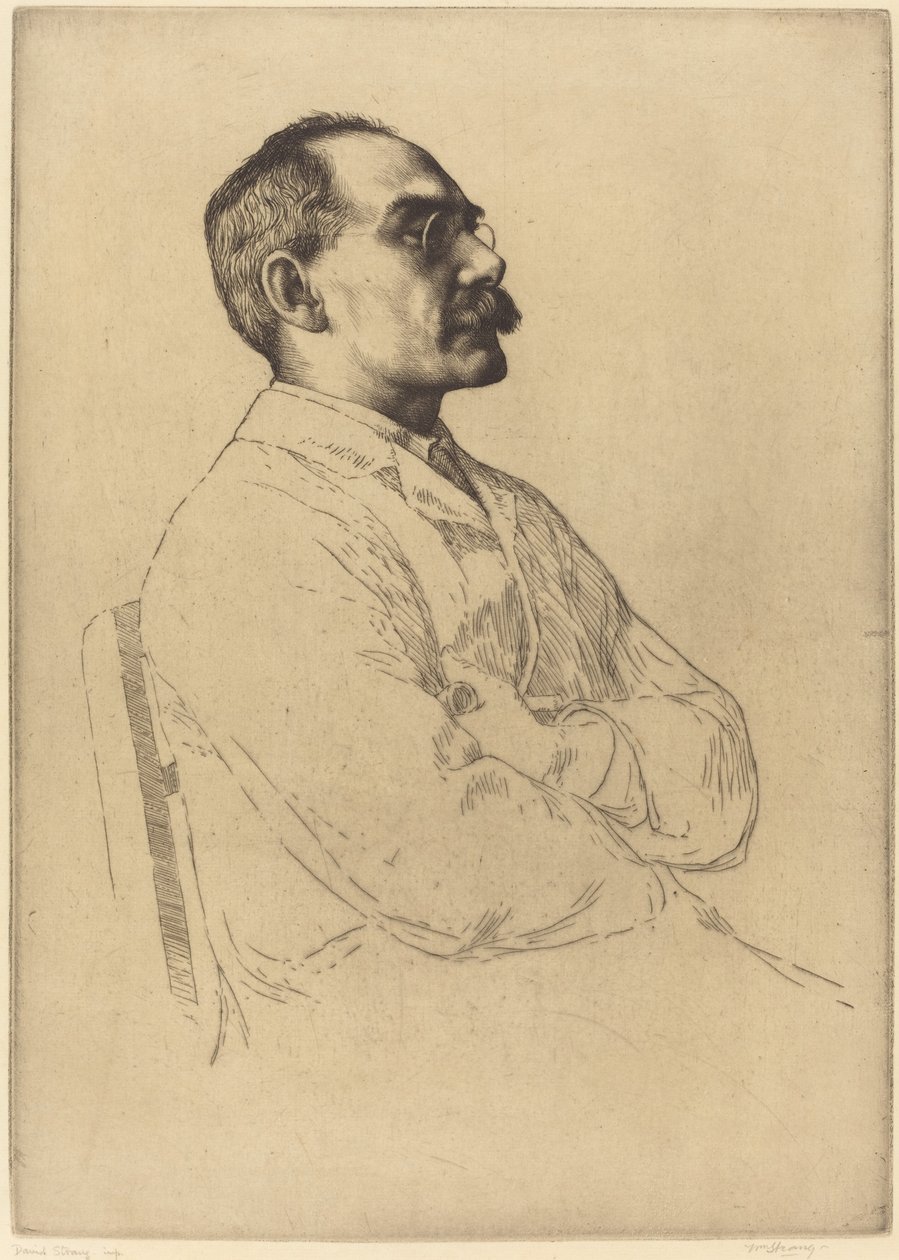 Rudyard Kipling autorstwa William Strang