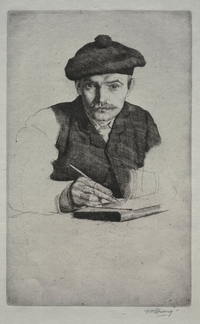 Autoportret, 1885. autorstwa William Strang