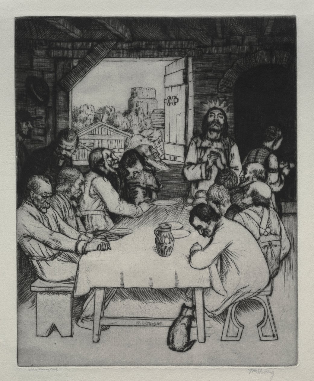 Ostatnia Wieczerza autorstwa William Strang