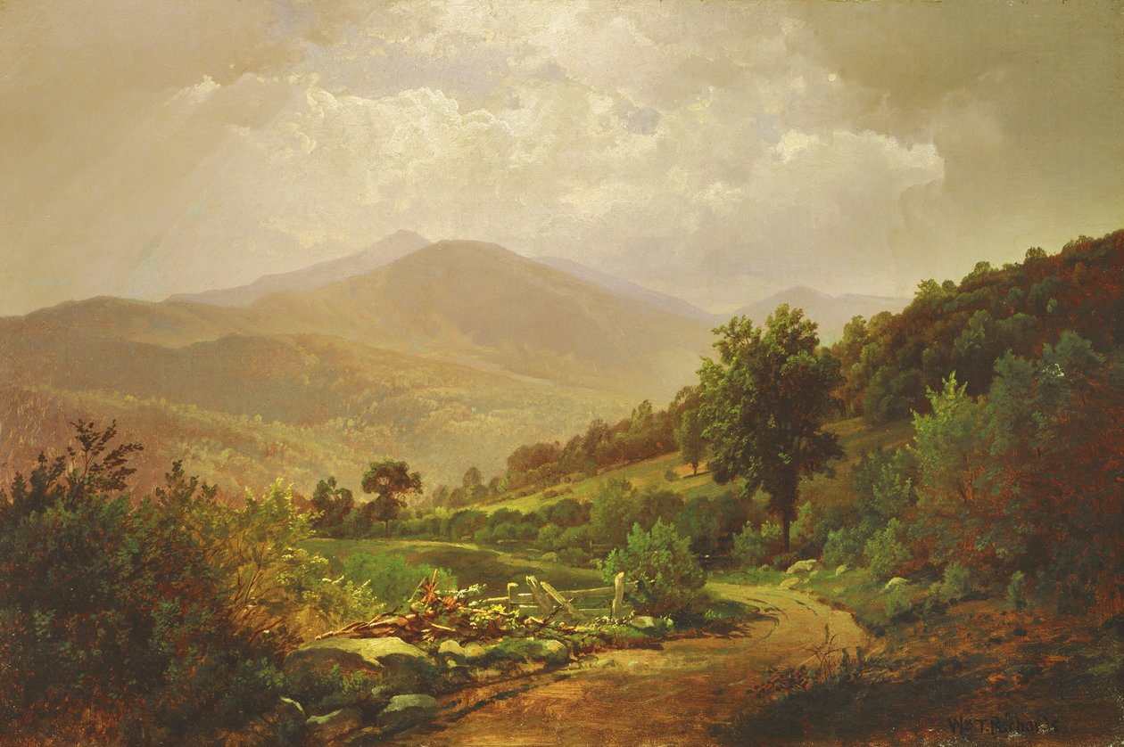 Dolina Bukietów w Adirondacks autorstwa William Trost Richards