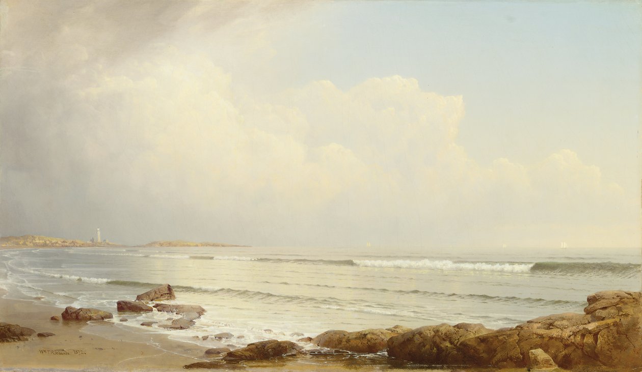 Scena przybrzeżna, 1872 autorstwa William Trost Richards