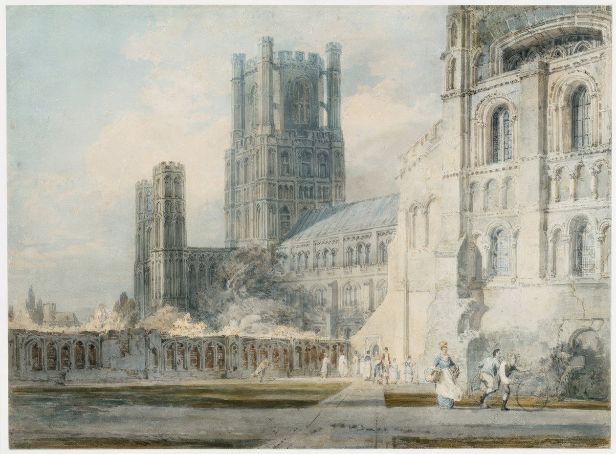 Katedra Ely od południowego wschodu autorstwa Joseph Mallord William Turner