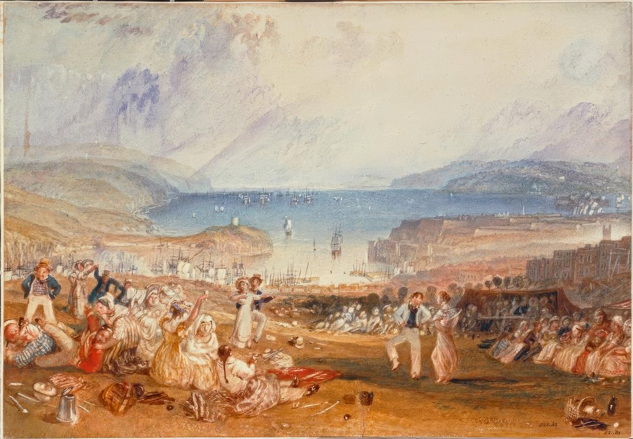 Plymouth, Devonshire autorstwa Joseph Mallord William Turner