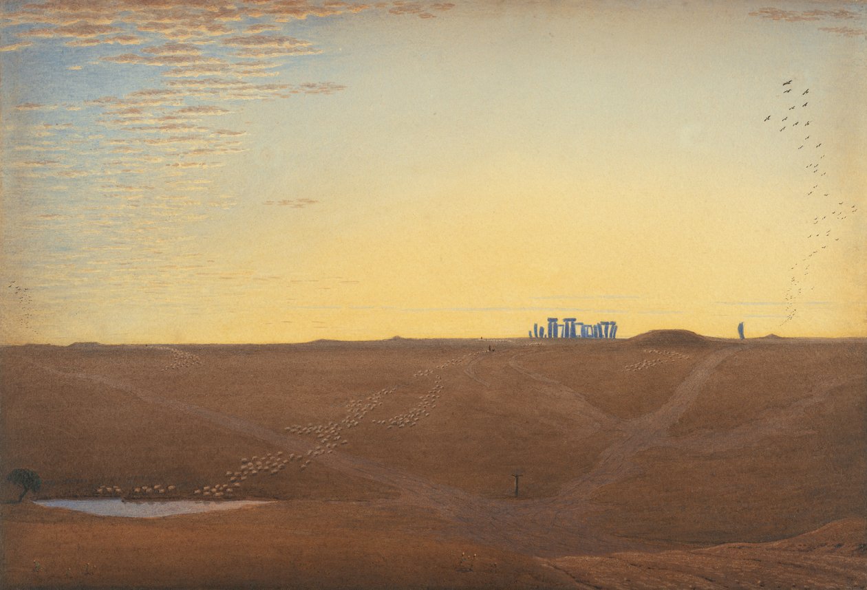 Stonehenge - Zmierzch autorstwa William Turner of Oxford