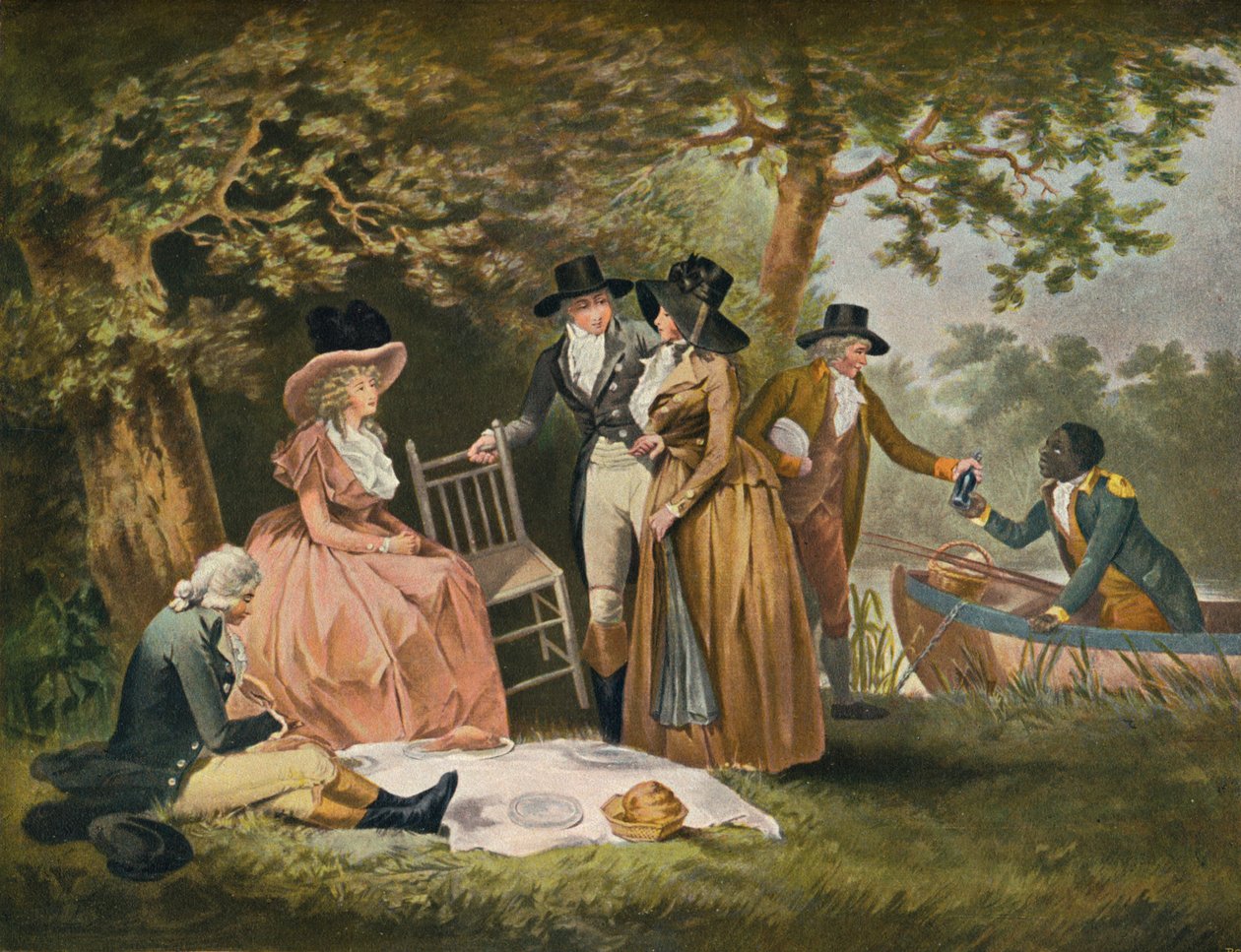 Powitanie wędkarzy, 1789, 1902 autorstwa William Ward