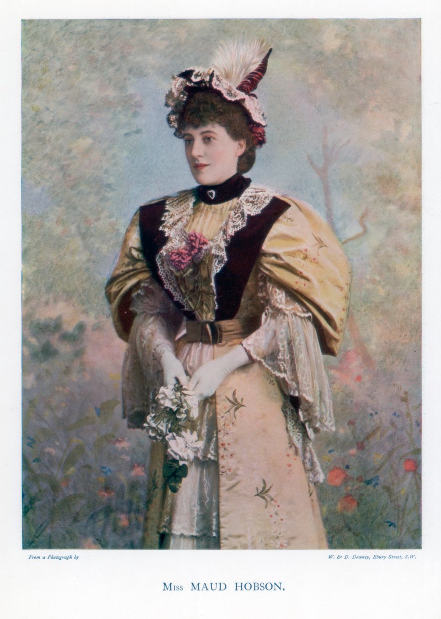 Maud Hobson, aktorka, 1901. autorstwa William and Daniel Downey