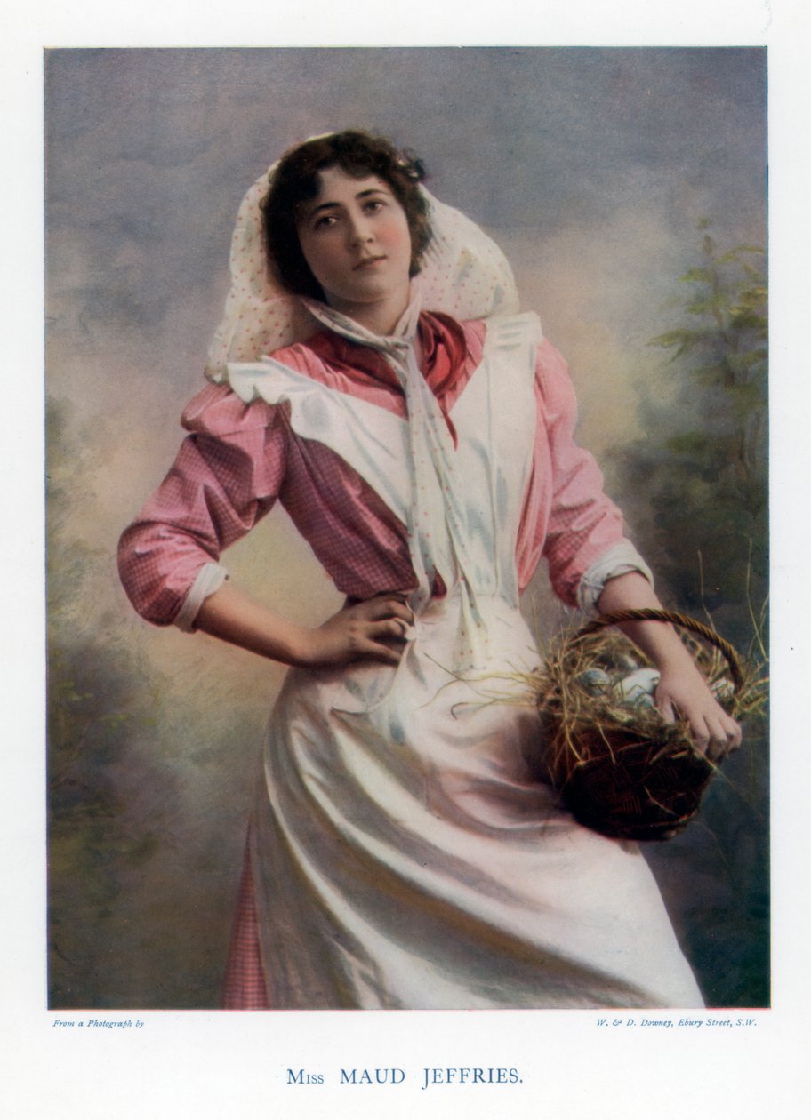 Maud Jeffries, amerykańska aktorka, 1901. autorstwa William and Daniel Downey