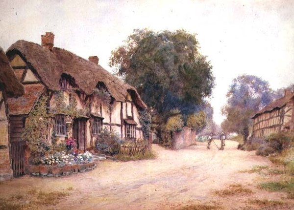 Plotkowanie, Wiejska Ulica autorstwa Wilmot R.W.S. Pilsbury