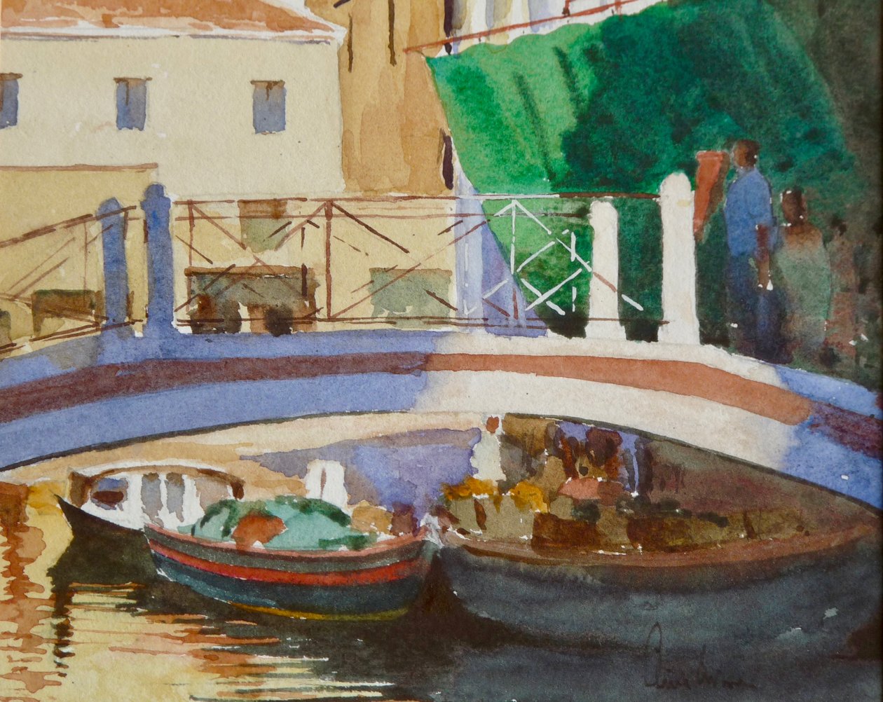 452 Zachód słońca - Ponte dei Pugni autorstwa Wilson Clive