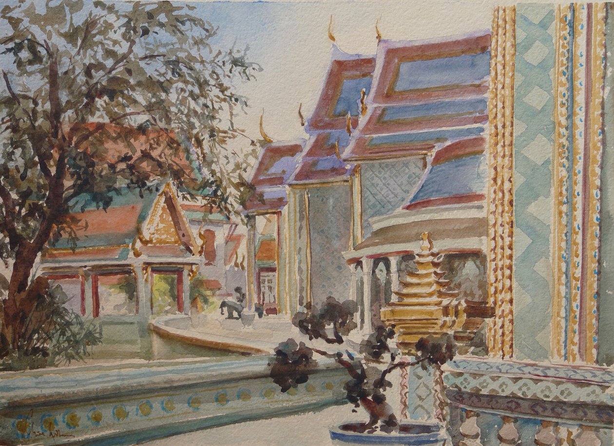 868 Wat Ratchaborpit, Bangkok autorstwa Wilson Clive