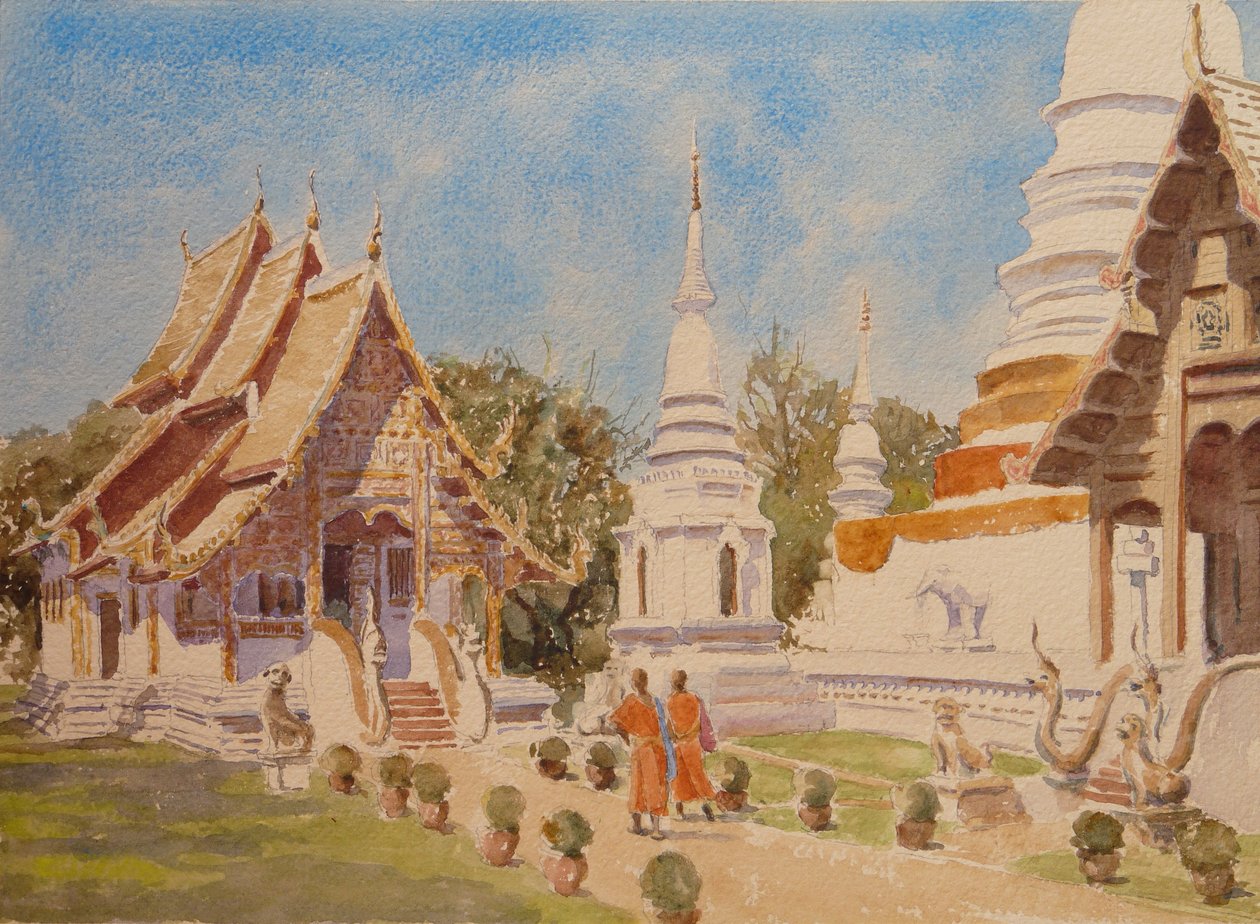 877 Wat Phra Singh, Chiang Mai autorstwa Wilson Clive