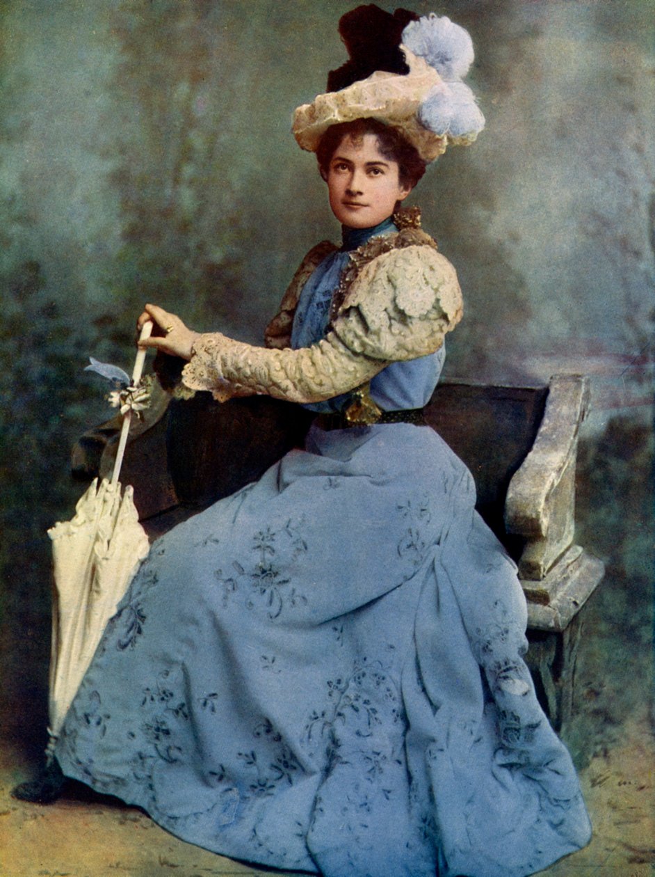Grace Palotta, aktorka, 1899-1900. autorstwa Window and Grove
