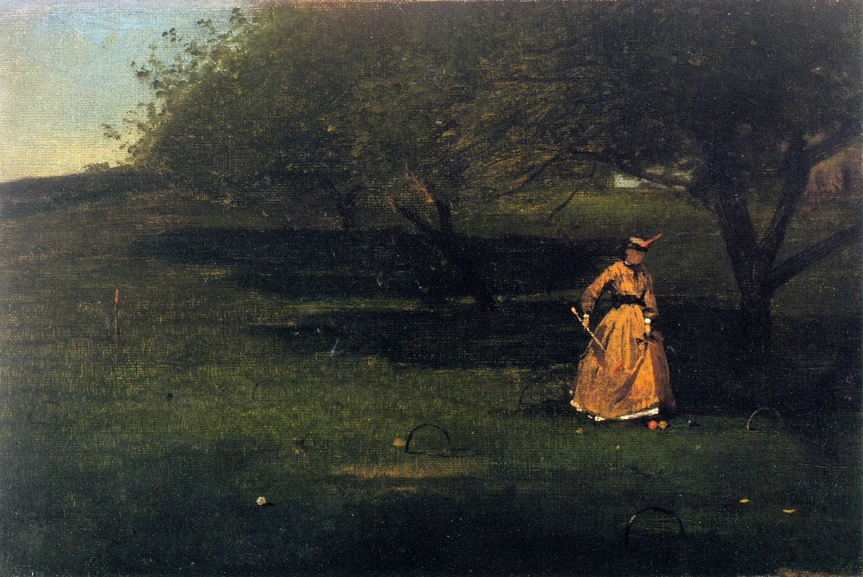 Gracz w krokieta autorstwa Winslow Homer