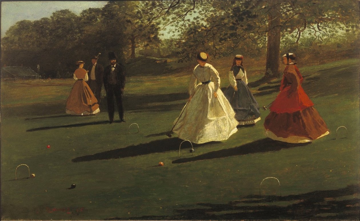 Gracze krokietów autorstwa Winslow Homer
