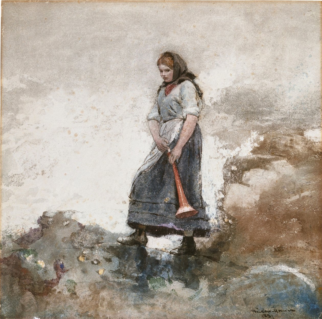 Córka Straży Przybrzeżnej autorstwa Winslow Homer