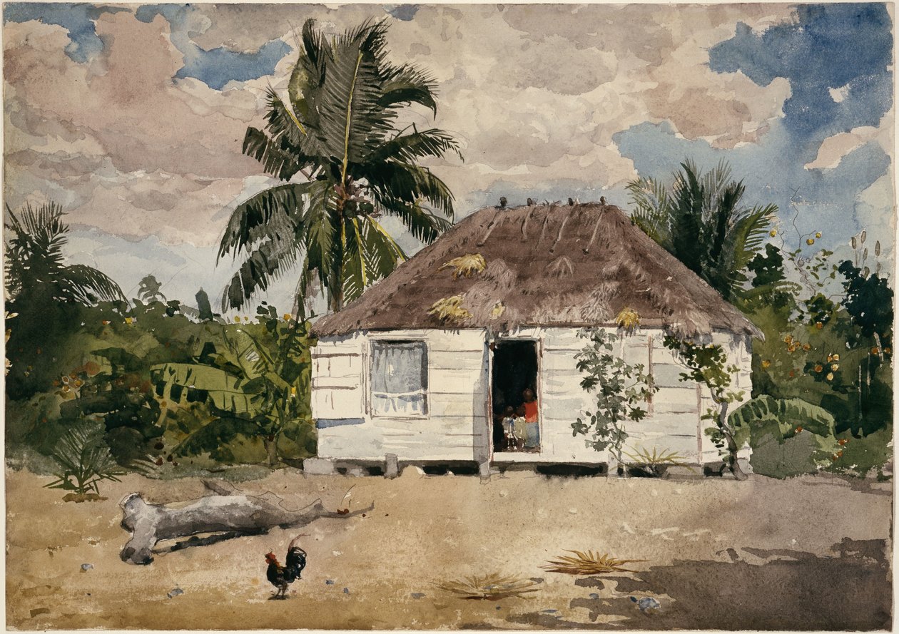 Rodzime chaty autorstwa Winslow Homer