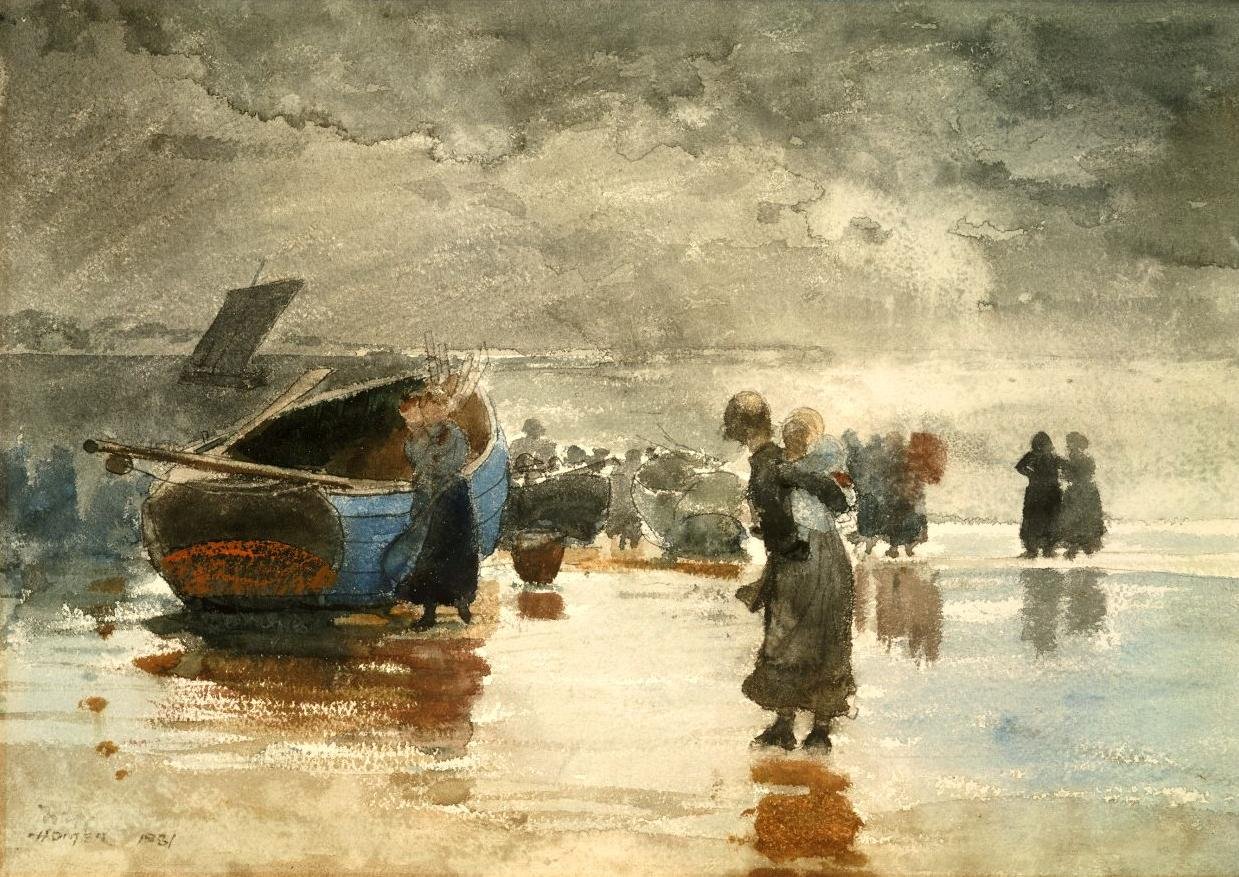 Na Piaskach autorstwa Winslow Homer