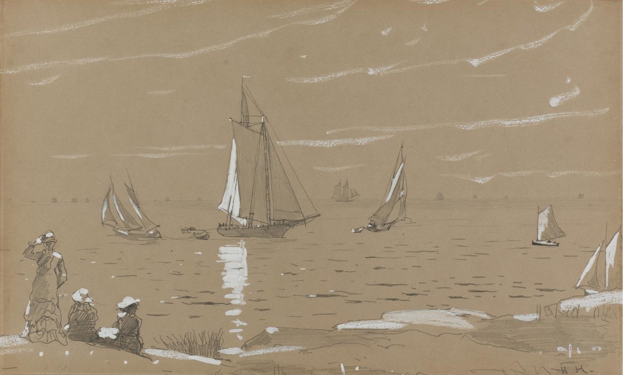 Żaglówki autorstwa Winslow Homer