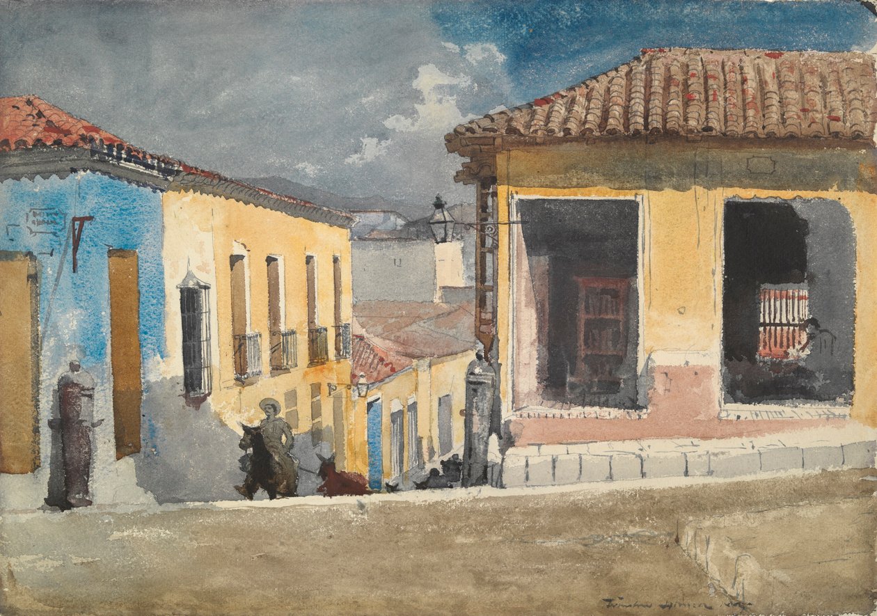 Santiago de Cuba, Scena uliczna autorstwa Winslow Homer