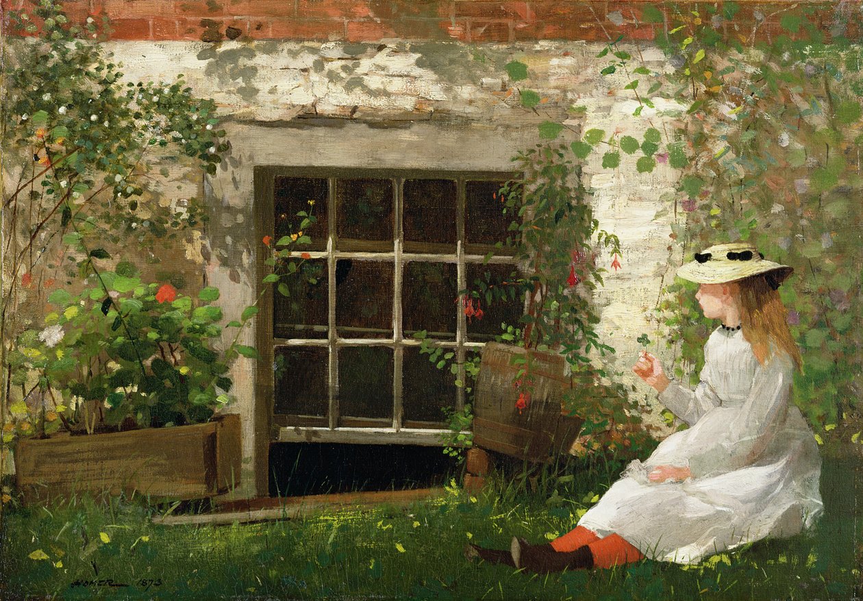 Czterolistna koniczyna, 1873 autorstwa Winslow Homer