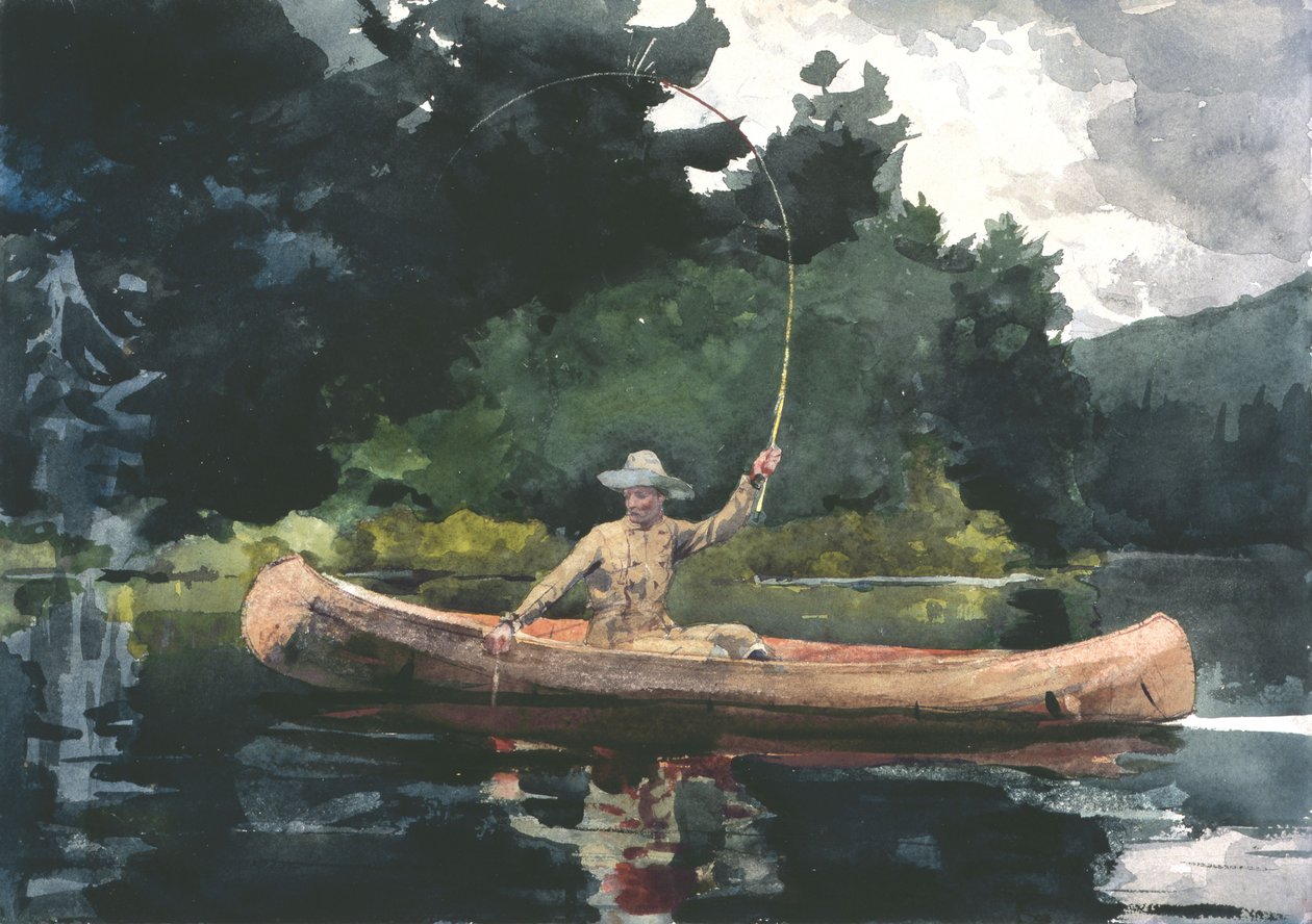The North Woods (Grając w niego) autorstwa Winslow Homer