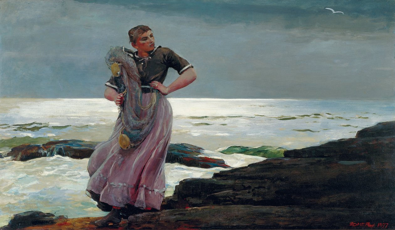 Światło na morzu, 1897 autorstwa Winslow Homer