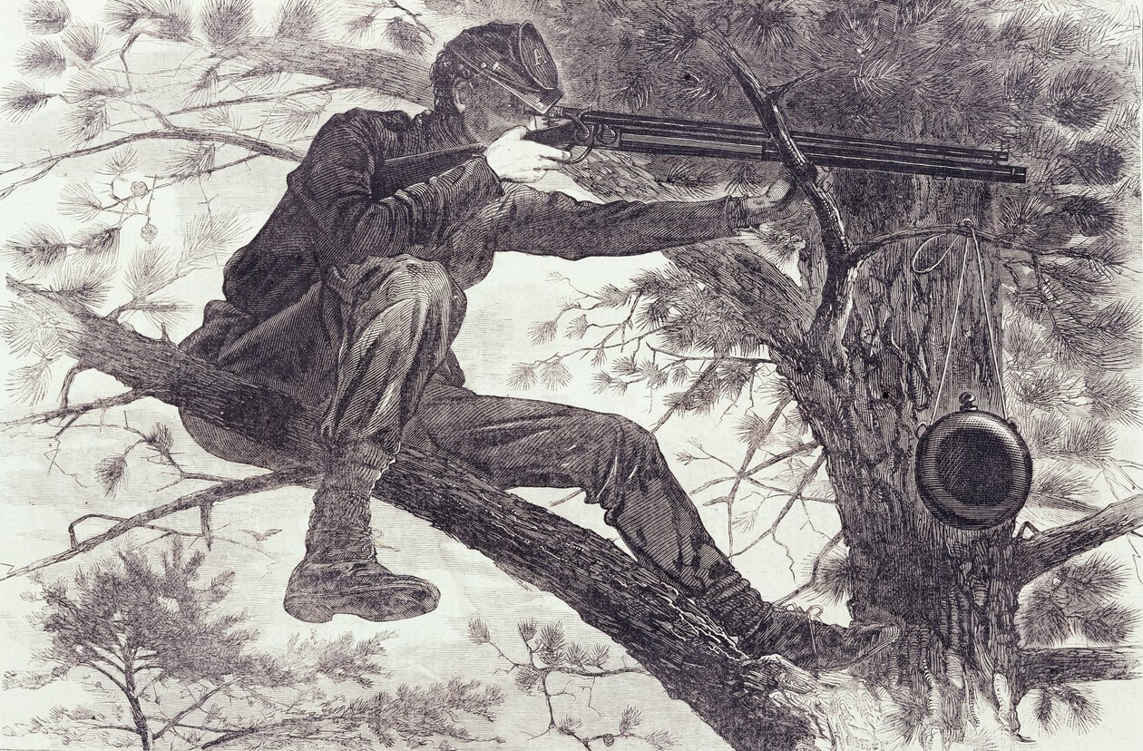 Strzelec wyborowy na pikiecie autorstwa Winslow Homer