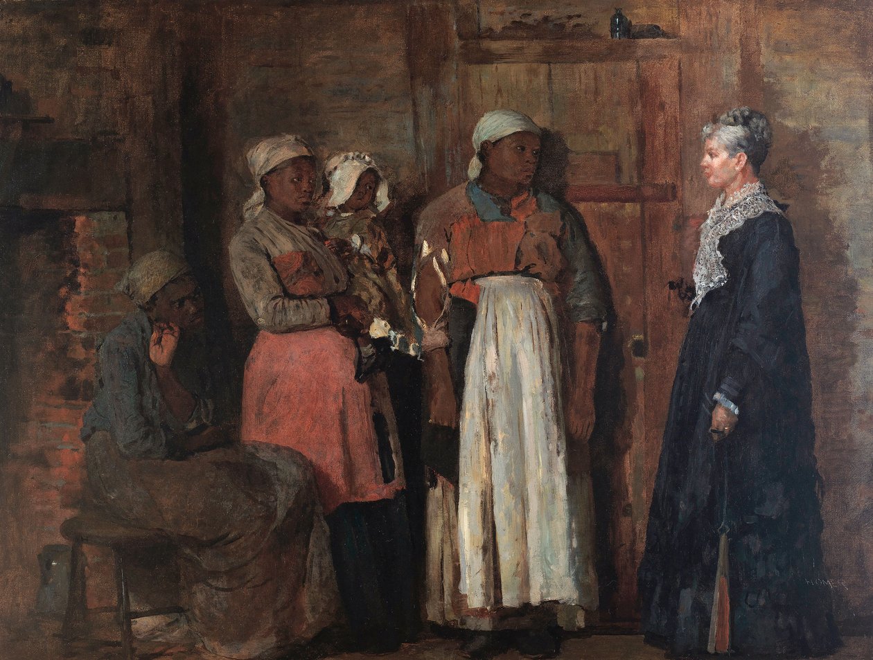 Wizyta starszej pani autorstwa Winslow Homer
