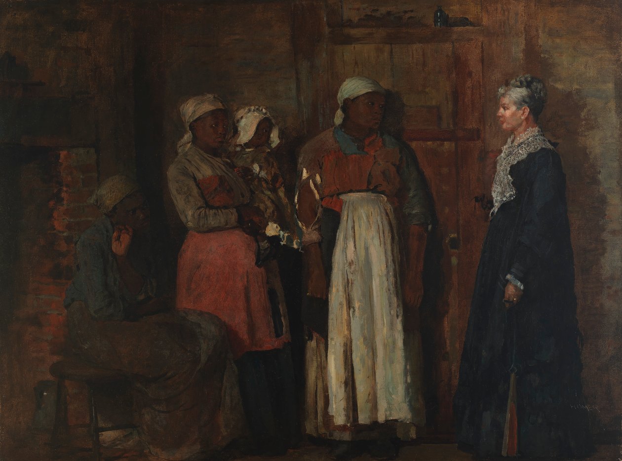 Wizyta Starej Pani, 1876. autorstwa Winslow Homer
