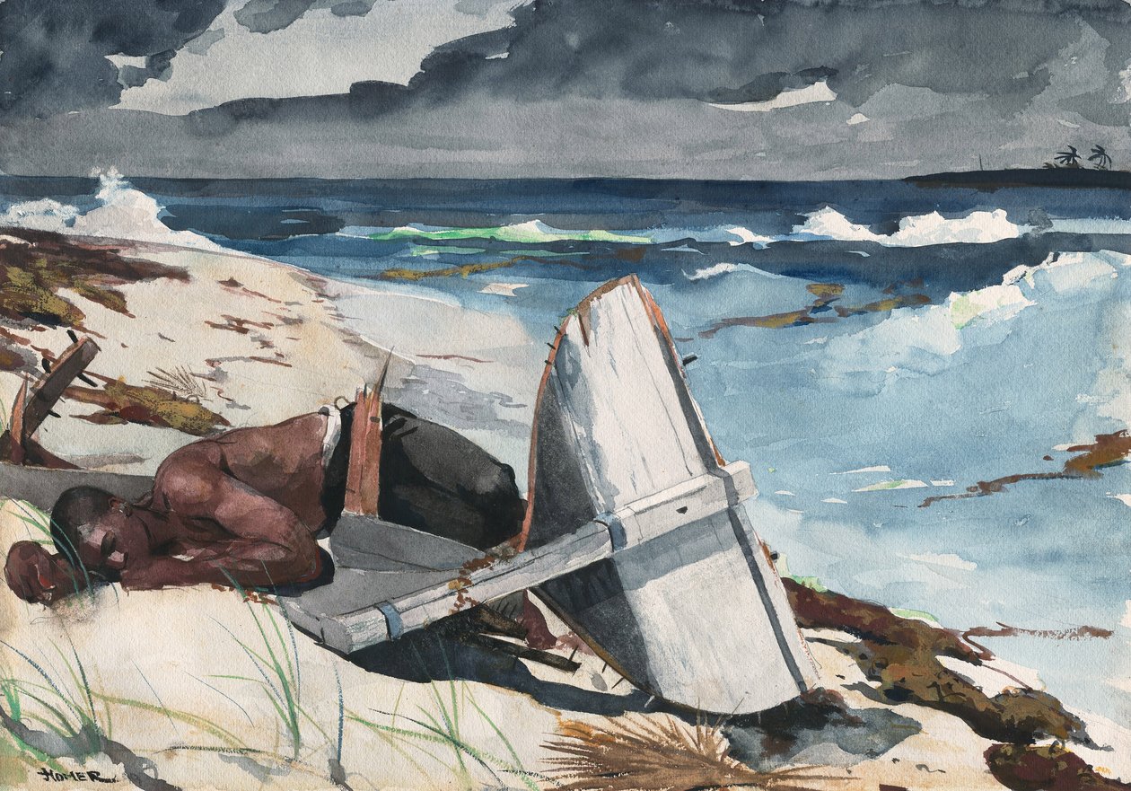Po huraganie, Bahamy, 1899 autorstwa Winslow Homer