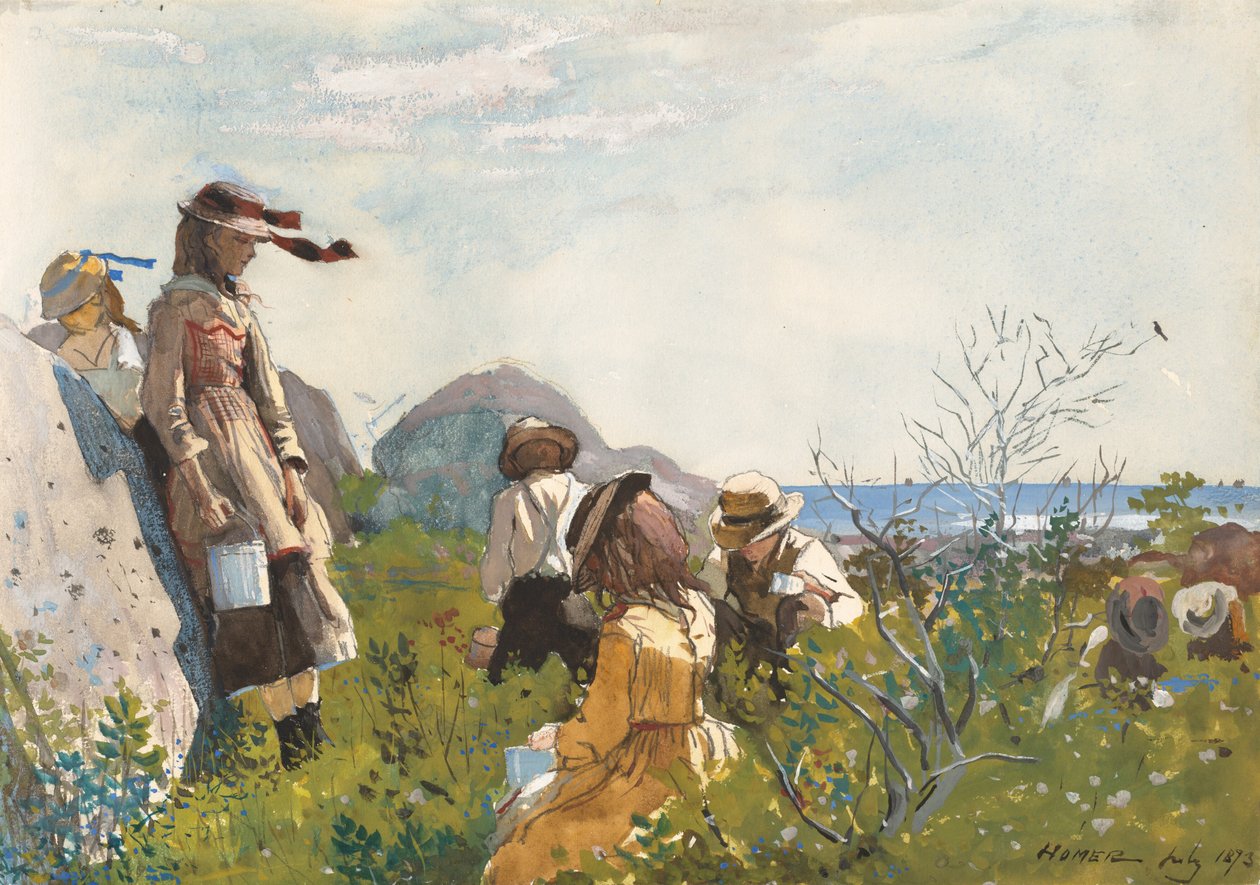 Zbieracze jagód, 1873. autorstwa Winslow Homer