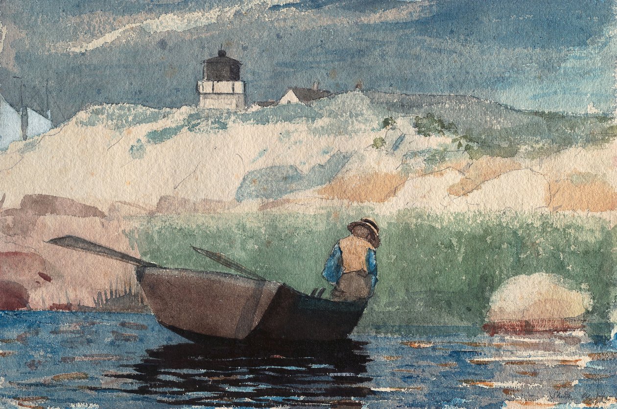 Chłopiec w łodzi, Gloucester autorstwa Winslow Homer