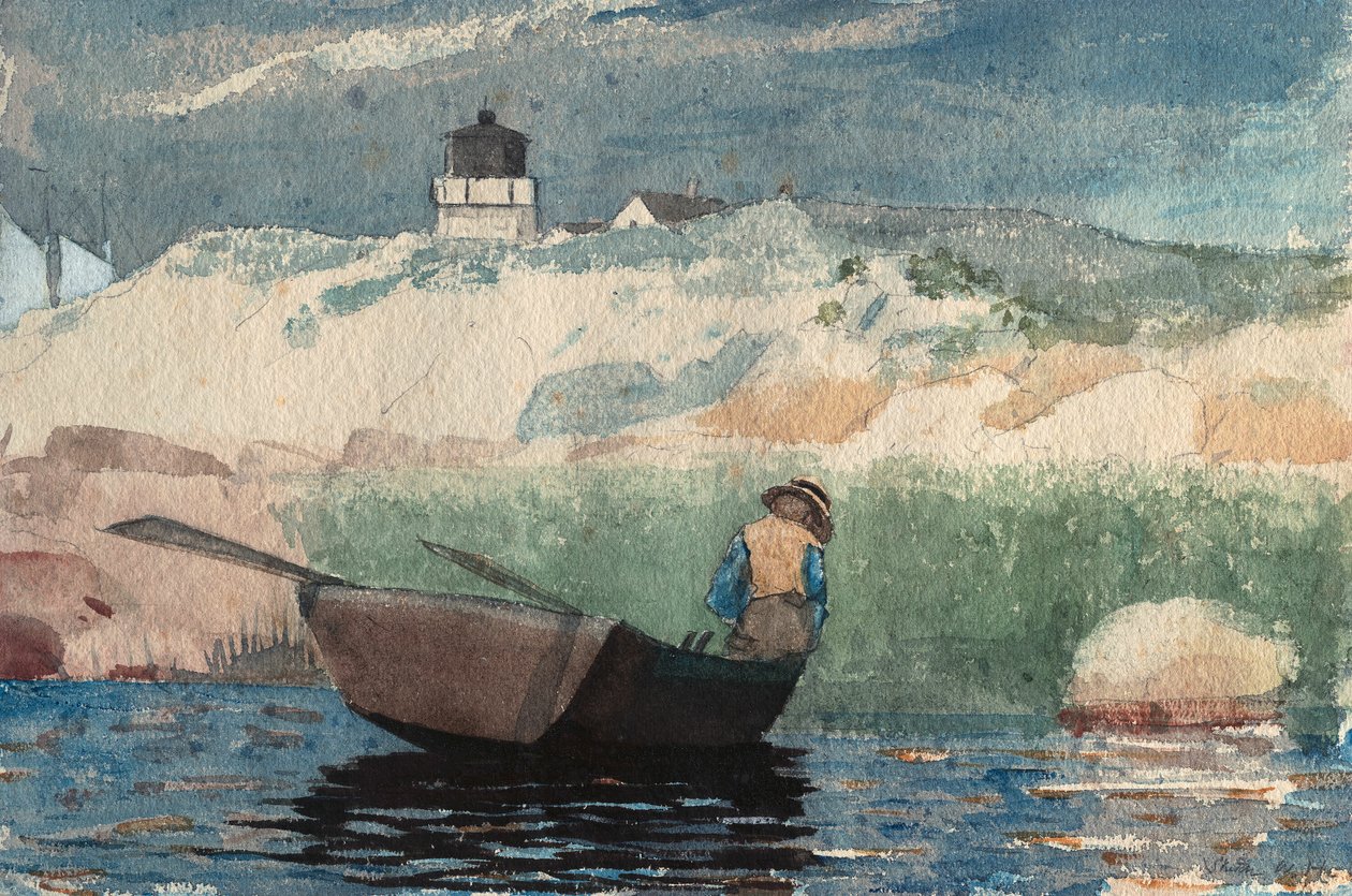 Chłopiec w łodzi, Gloucester autorstwa Winslow Homer