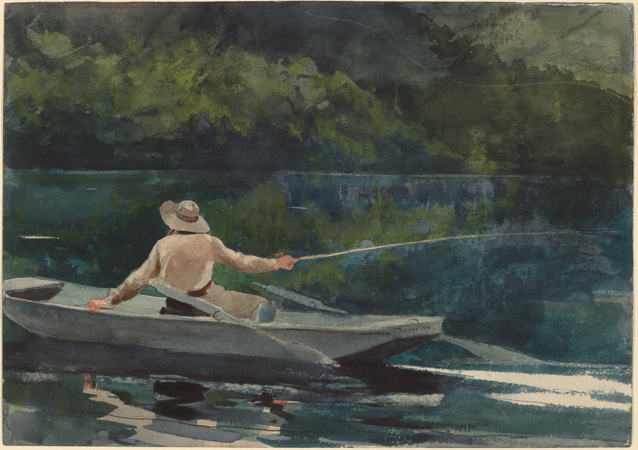 Casting, numer dwa, 1894. autorstwa Winslow Homer