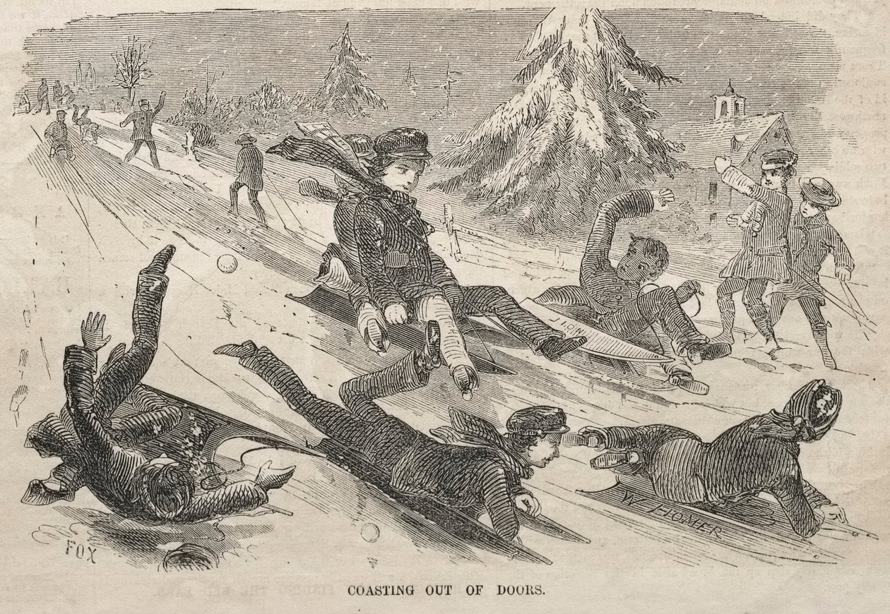 Wybrzeże poza drzwiami autorstwa Winslow Homer