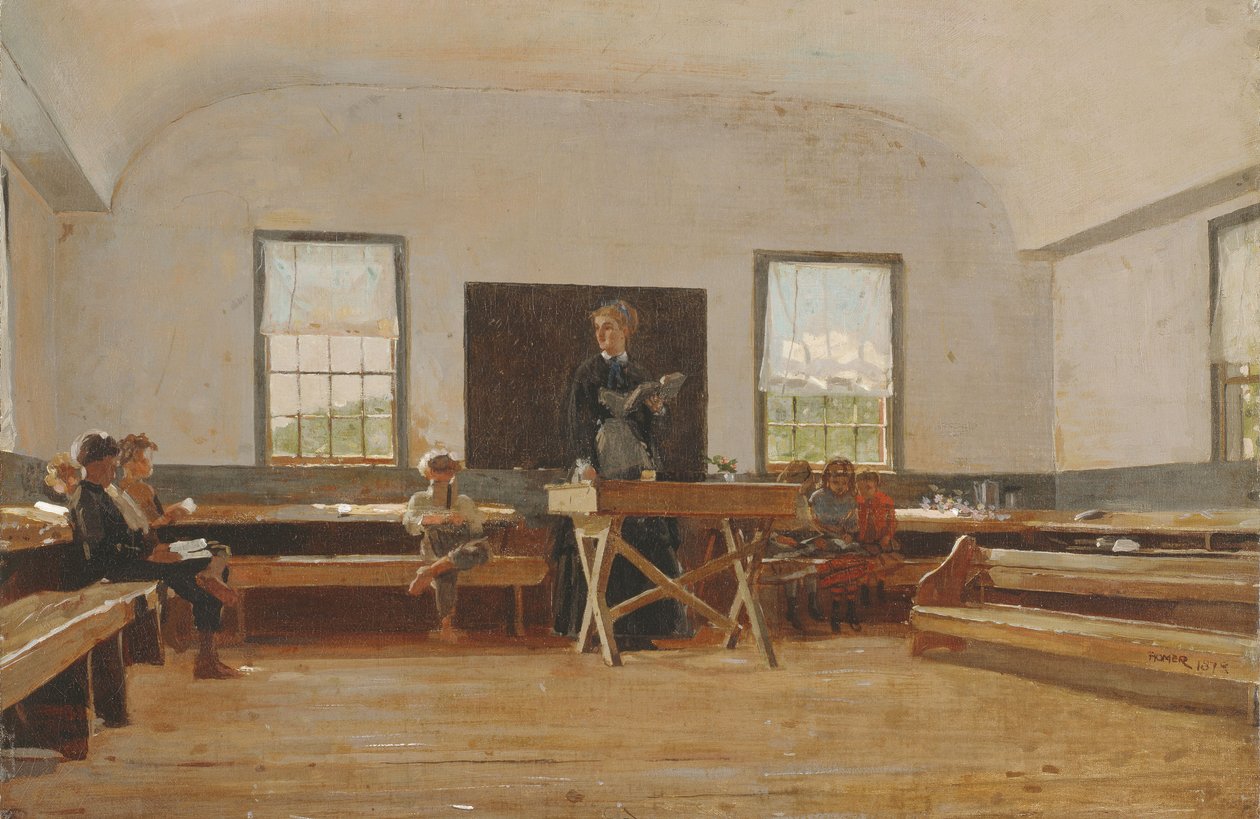 Szkoła wiejska autorstwa Winslow Homer
