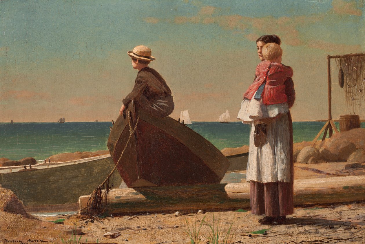 Nadchodzi tata! autorstwa Winslow Homer