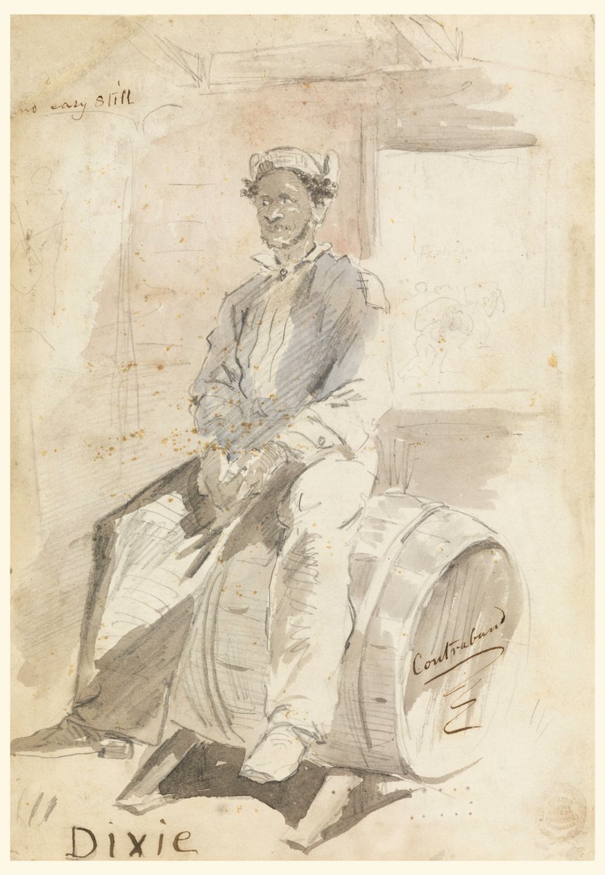 Rysunek, Dixie, 1861 r. autorstwa Winslow Homer