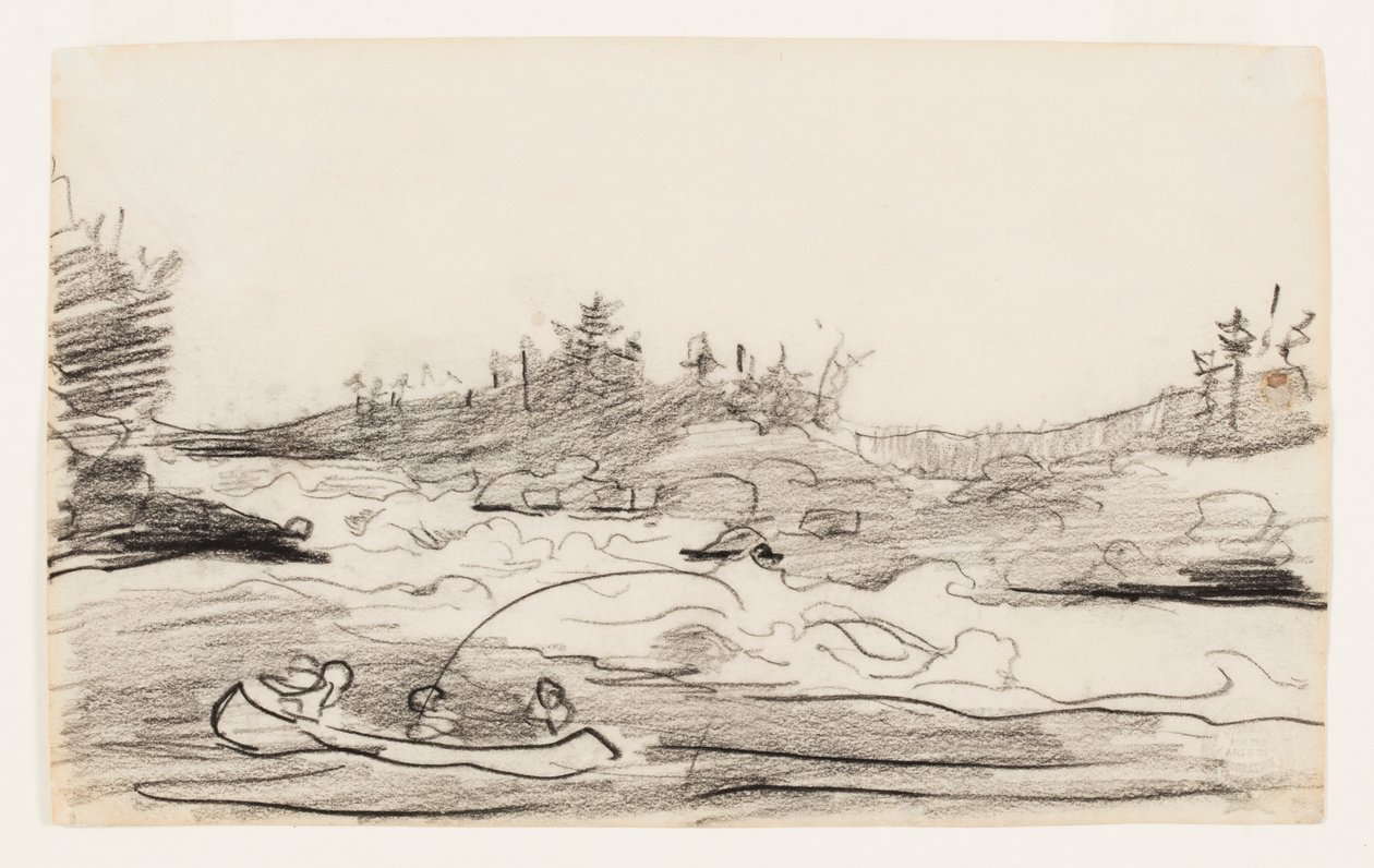 Rybacy w bystrzach autorstwa Winslow Homer