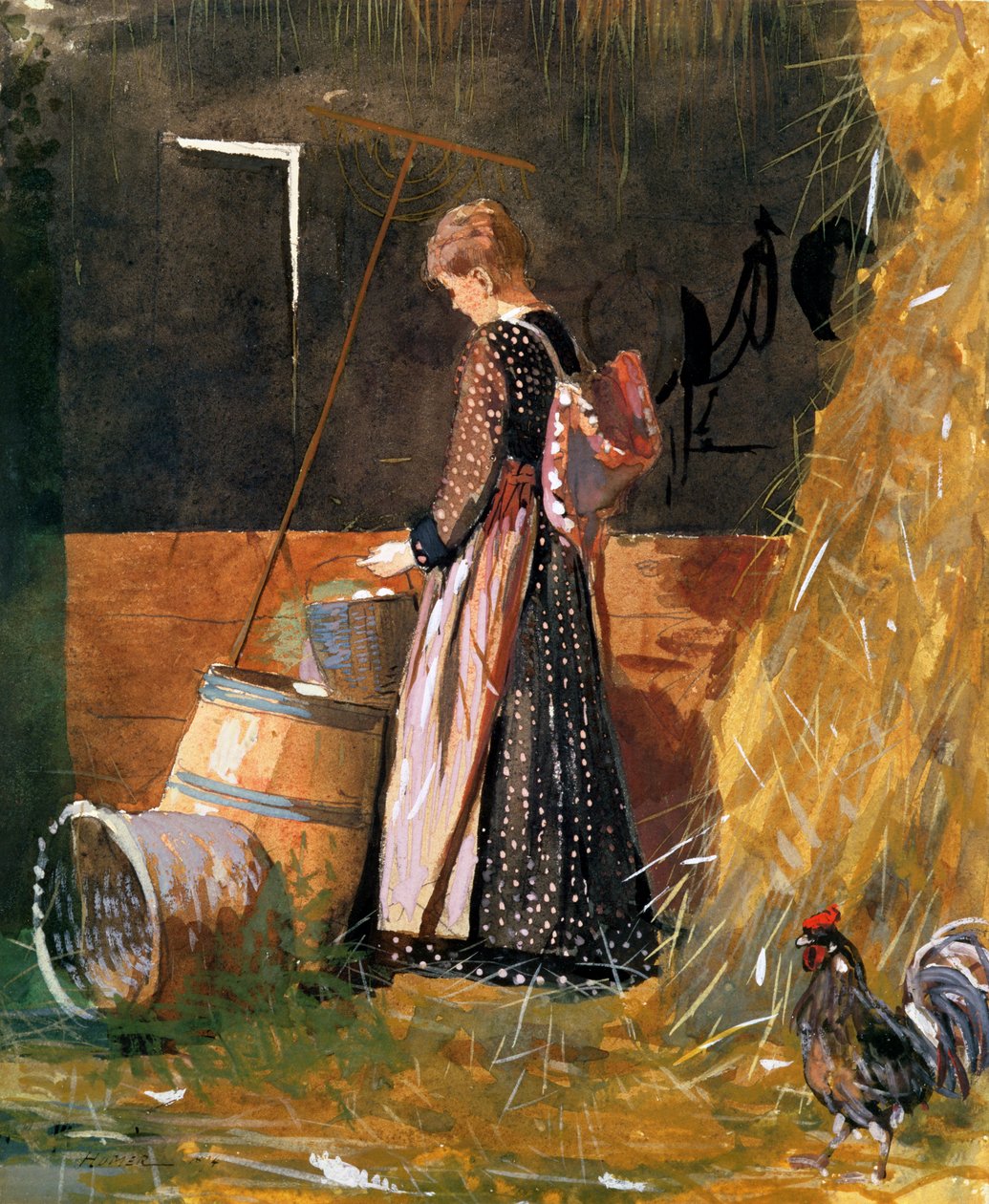 Świeże jajka, 1874 autorstwa Winslow Homer