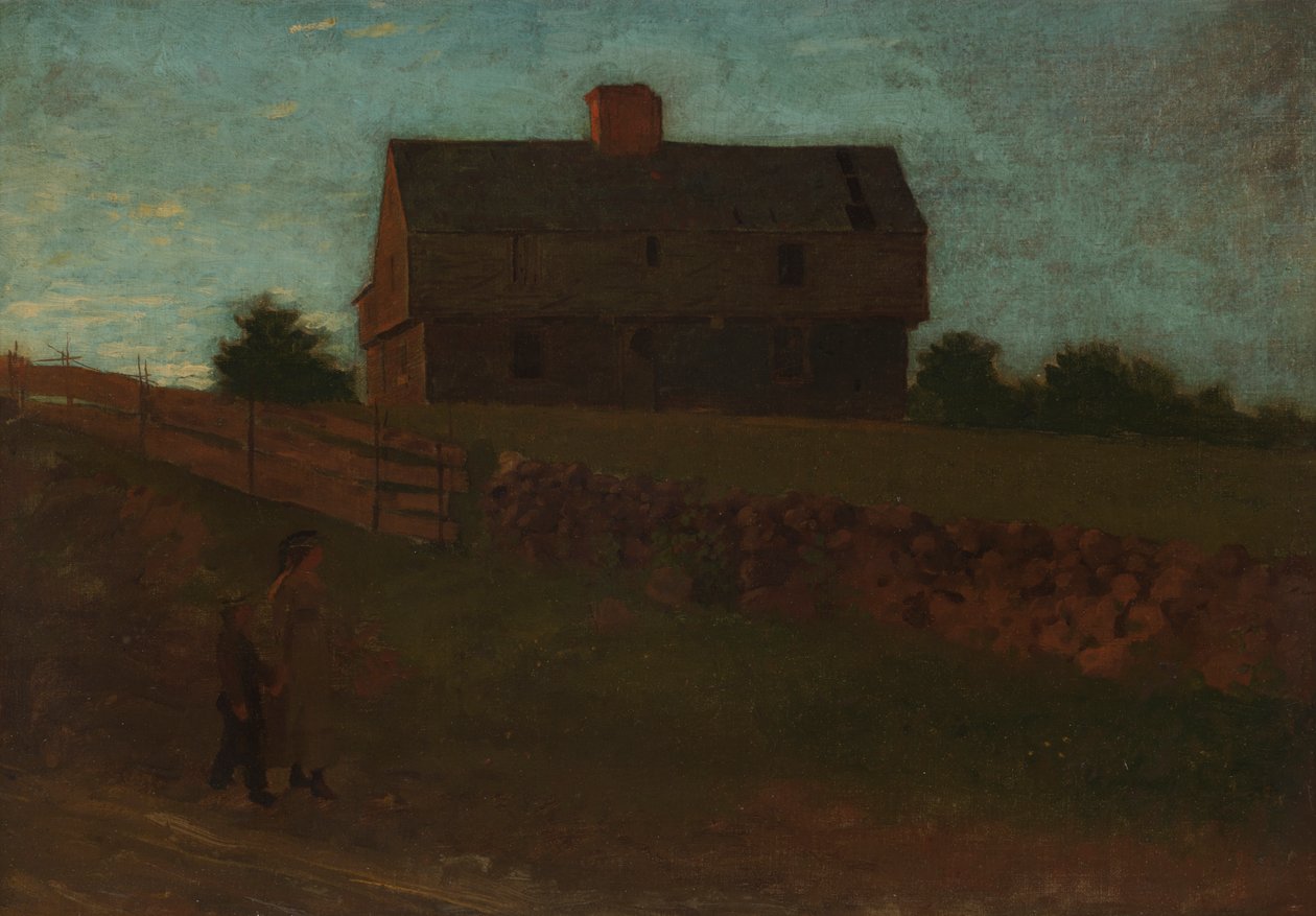 Garnizon House, York, Maine, 1875. autorstwa Winslow Homer